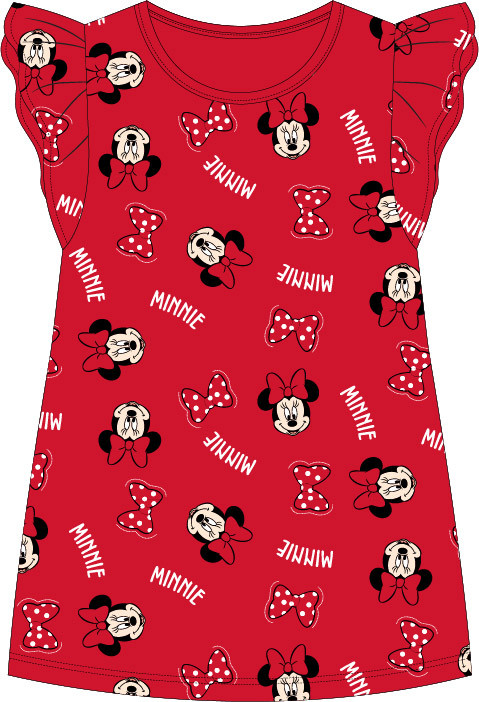 Disney Minnie  Red children's short nightgown 98-128 cm