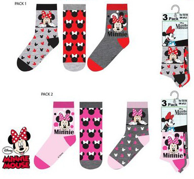 Disney Minnie  children's socks 23-34