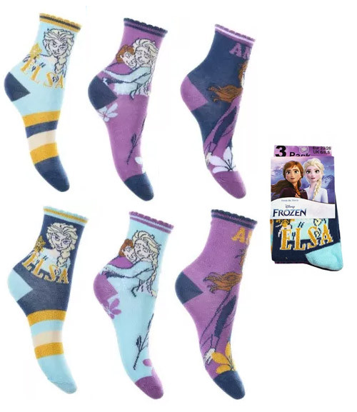 Disney Frozen children's socks 23-34