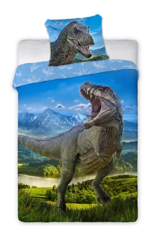 Dinosaur T-Rex Bedding Set 140×200cm, 70×90 cm