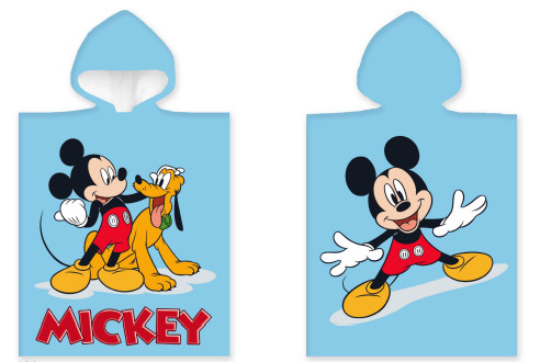 Disney Mickey  Pluto beach towel poncho 50x100 cm