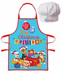 Paw Patrol Holiday Christmas Kids Apron 2-Piece Set