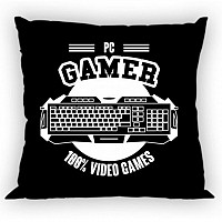 Gamer Black pillowcase 40x40 cm