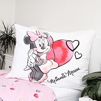 Disney Minnie White bedding set 140×200cm, 70×90 cm