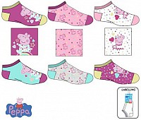 Peppa Pig childrens no-show socks 23-34