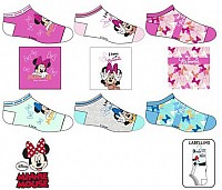 Disney Minnie  childrens hidden socks 23-34