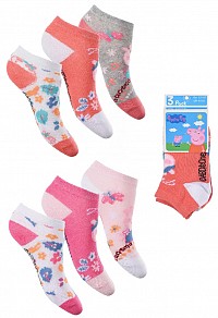 Peppa Pig childrens ankle socks 23-34