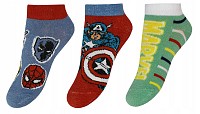 Avengers childrens invisible socks 23-34