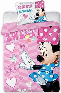 Disney Minnie  Sweet  childrens bedding set 100×135cm, 40×60 cm