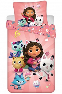 Gabbys Dollhouse Peaceful bedding cover 140×200cm, 70×90 cm