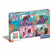 Disney Princess Junior Ariel 4 in 1 puzzle Clementoni CMC21533