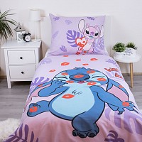 Disney Lilo and Stitch Kiss bedding cover 140×200cm, 70×90 cm