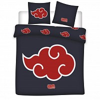 Naruto Akatsuki double, double duvet cover 240×220cm, 65x65 cm