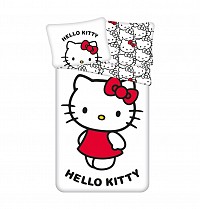 Hello Kitty White bedding cover 140×200cm, 70×90 cm