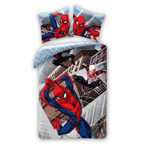Spiderman Triplet bed linen 140×200cm, 70×90 cm