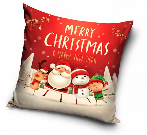 Christmas Merry Christmas, decorative pillow cover 40*40 cm