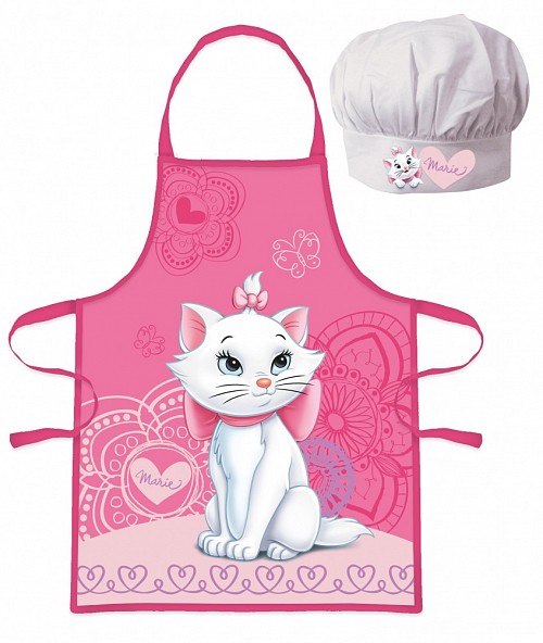 Disney Marie Whiskers  children's apron 2-piece set