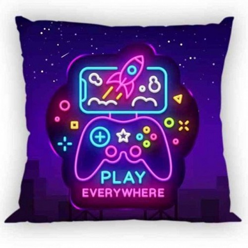 Gamer Neon pillowcase 40x40 cm