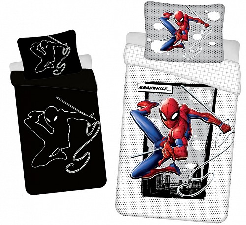 Spiderman Meanwhile Glow-in-the-dark bedding set 140×200cm, 70×90 cm