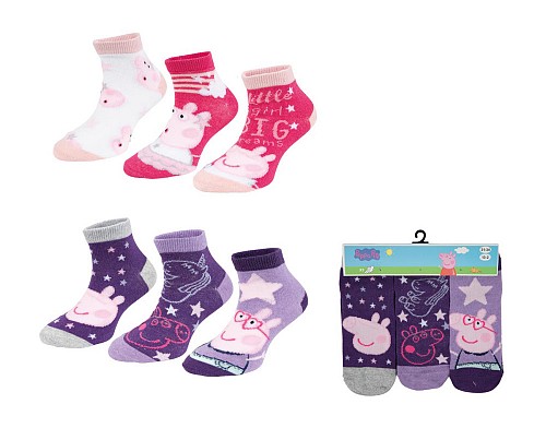 Peppa Pig Dream children's invisible socks 23-34