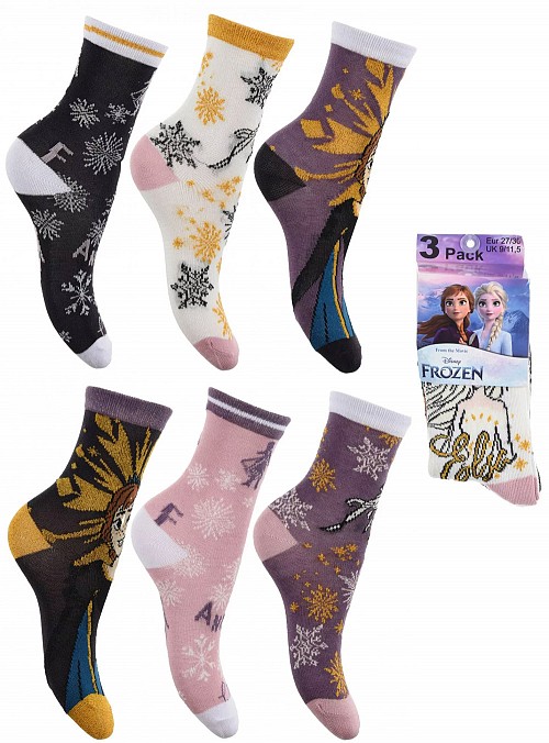 Disney Frozen children's socks 23-34