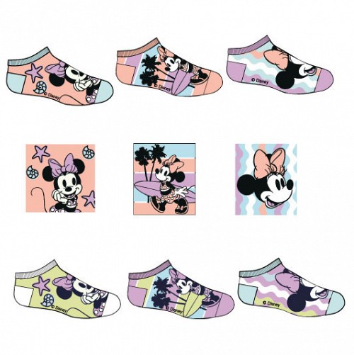 Disney Minnie  Seaside children's invisible socks 23-34