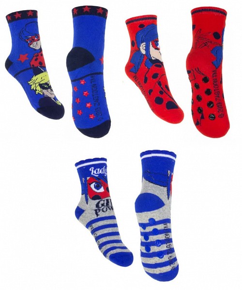 Miraculous Ladybug kids thick anti-slip socks 23-34