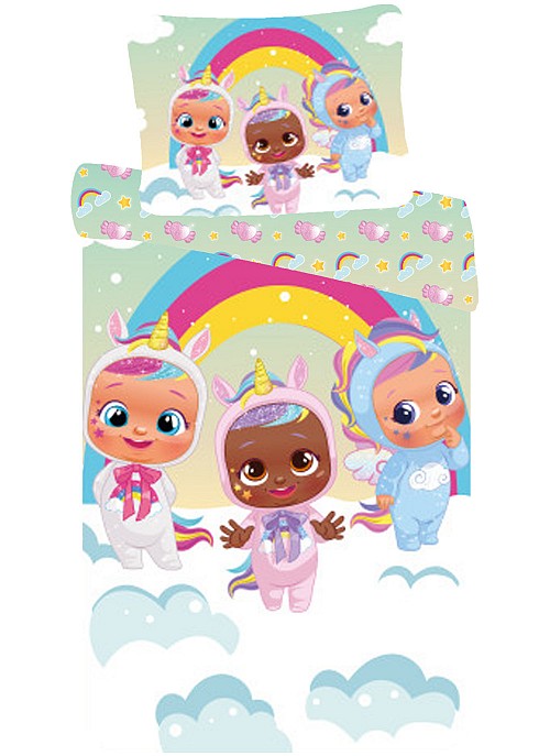 Cry Babies children's bedding cover 100×135cm, 40×60 cm