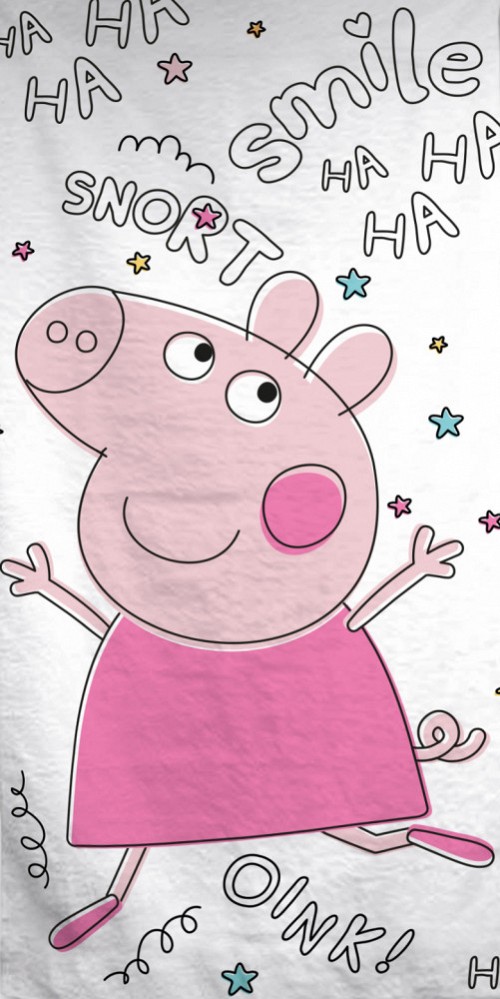 Peppa Pig Snort  bath towel, beach towel 70x140cm