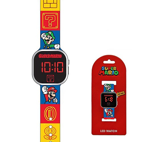 Super Mario Victory digitális LED karóra