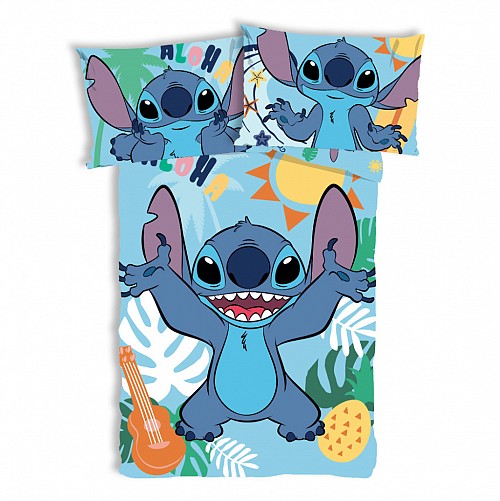 Disney Lilo and Stitch Tropical Paradise children's bedding set 100×135 cm, 40×60 cm