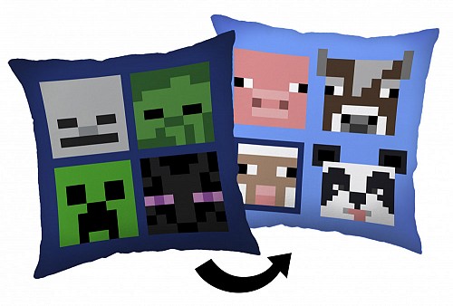 Minecraft Bad Mobs cushion, decorative pillow 40*40 cm