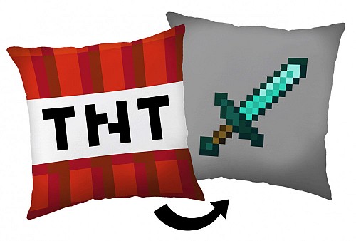 Minecraft TNT Sword decorative pillow 40*40 cm