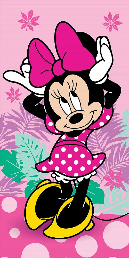 Disney Minnie  Pretty in Pink bath towel, beach towel 70x140cm