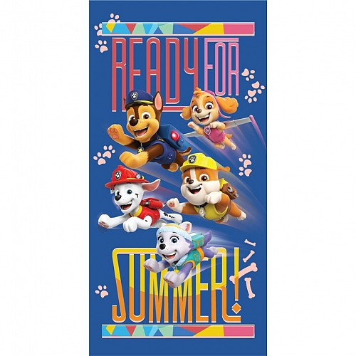 Paw Patrol bath towel, beach towel 70x140cm (Fast Dry)
