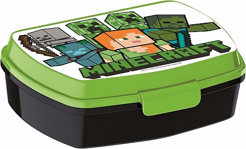 Minecraft Creeper funny plastic sandwich box