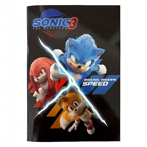 Sonic the Hedgehog Hype Man B/5 lined notebook 40 pages