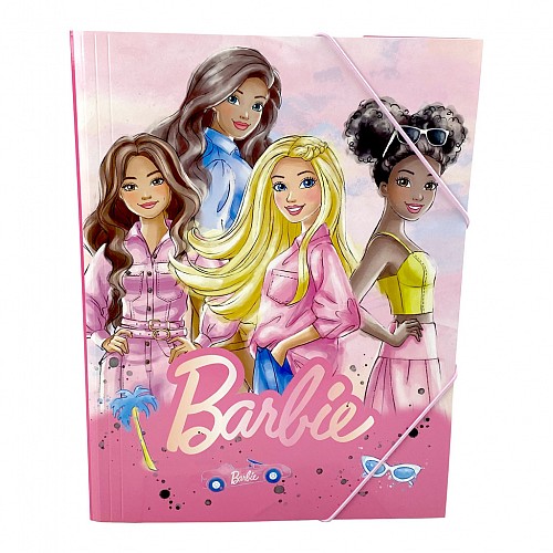 Barbie Paints A/4 elastic folder