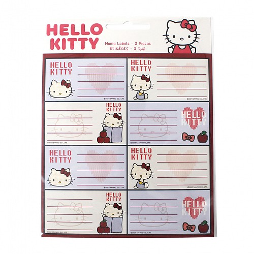 Hello Kitty Apple notebook label 16 pcs