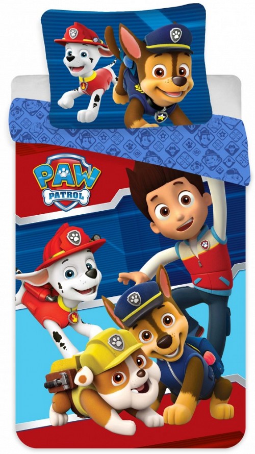 Paw Patrol microfiber bedding set 140×200cm, 70×90 cm