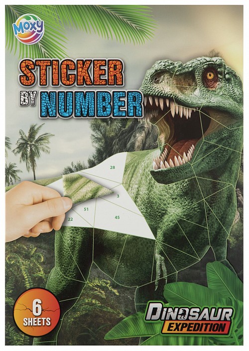 Dinosaur Expedition puzzle sticker  CCG128344