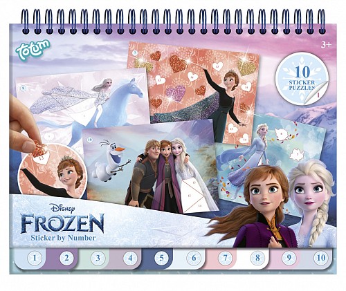 Disney Frozen Destiny puzzle sticker and coloring set CCG681576
