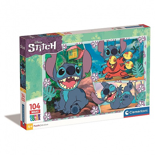 Disney Lilo and Stitch Plasma Blaster 104-piece maxi puzzle Clementoni  CMC23776