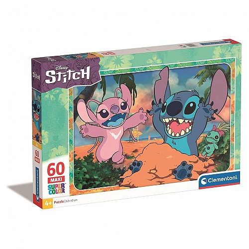 Disney Lilo and Stitch Sand 60-piece maxi puzzle Clementoni   CMC26596