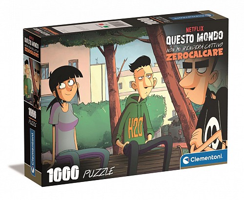 Anime Hoodie Talks A world against 1000 pcs Compact puzzle Clementoni CMC39796