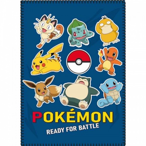 Pokémon Ready for Bottle polar fleece blanket 100x140cm