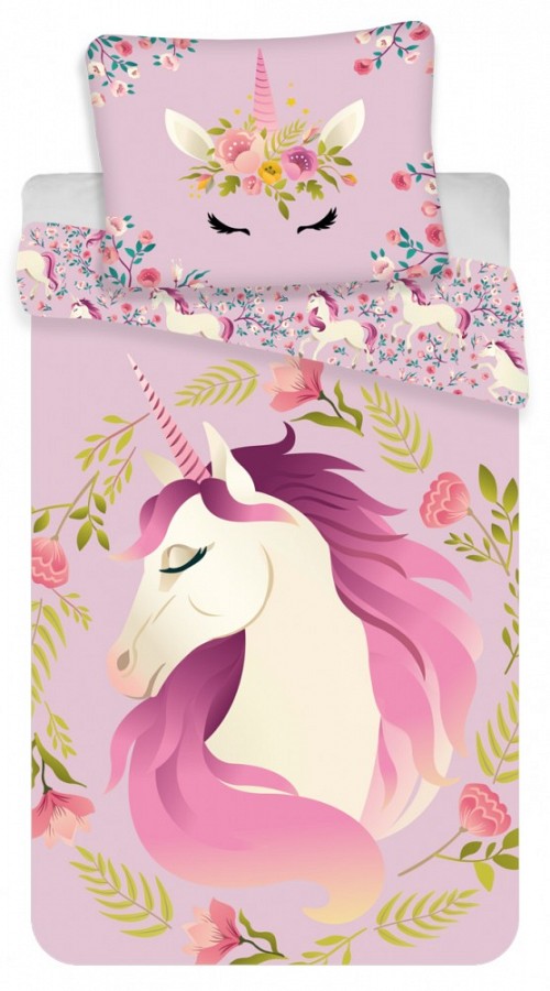 Unicorn bedding set 140×200cm, 70×90 cm