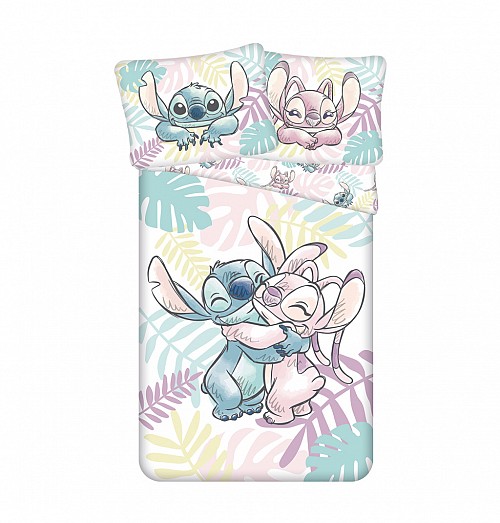 Disney Lilo and Stitch Leaves bedding cover 140×200cm, 70×90 cm