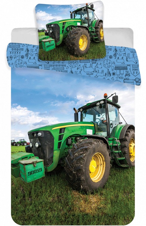 Tractor Tractor, Children's Bedding Set 100×135cm, 40×60 cm