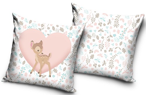 Disney Bambi Love Cushion Cover 40x40 cm Velvet